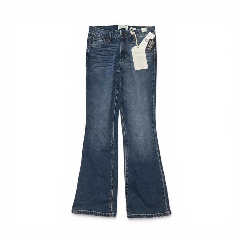 RE Generation Bonnie Mid-Rise Bootcut Bamboo Denim Every Day Jeans Pants NWT New